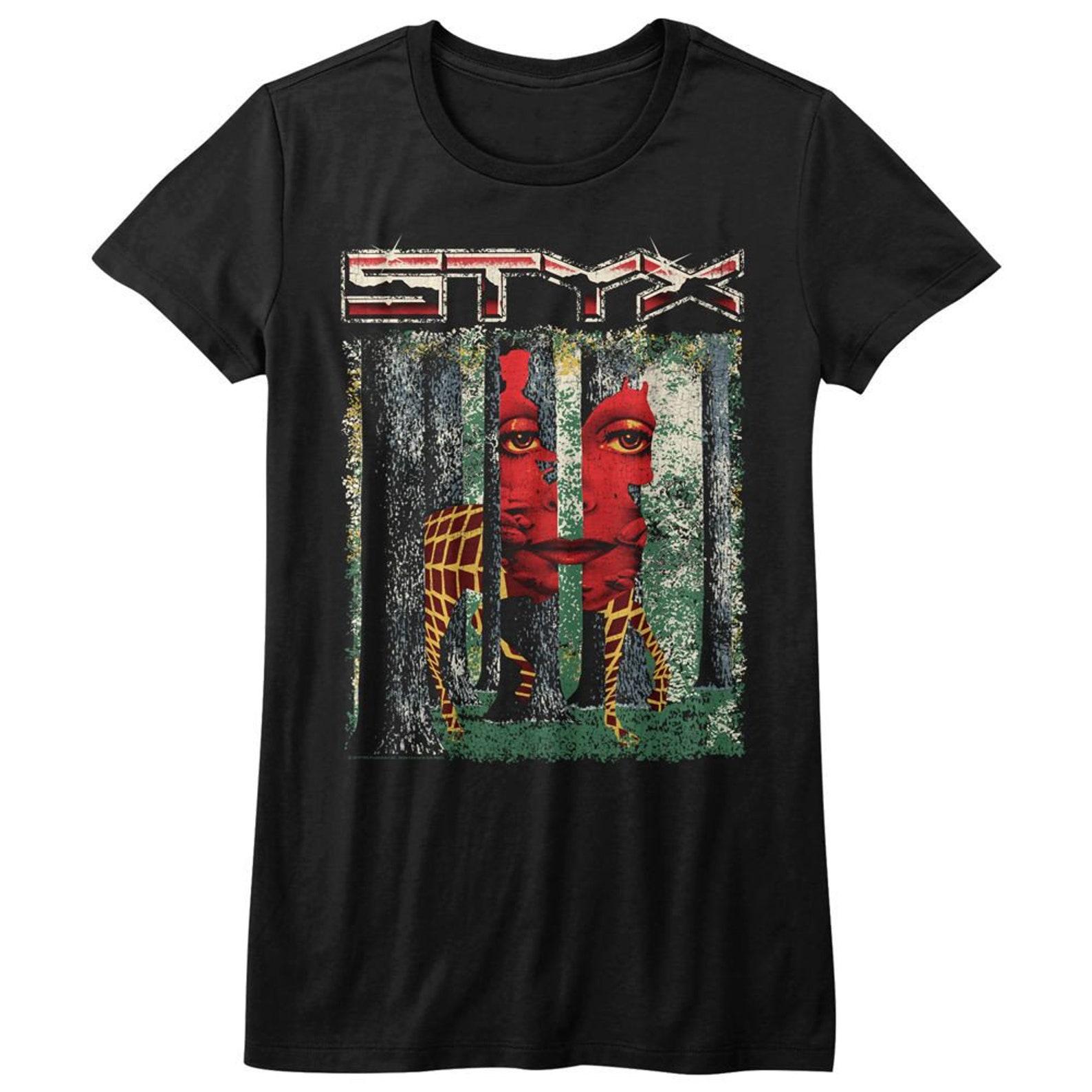 Styx The Grand Illusion Black Junior Women s T-Shirt XL