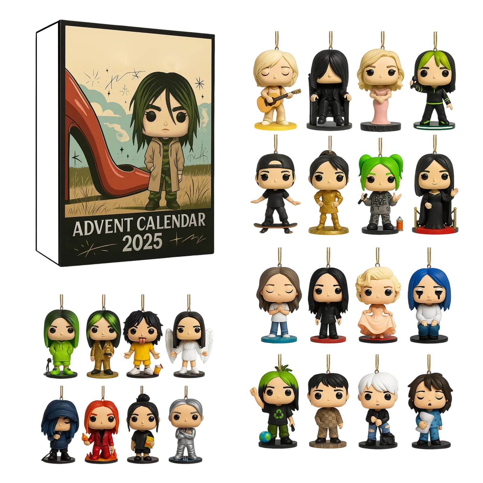 

Календарь обратного отсчета включает 24 подарка, календарь обратного отсчета и игрушки-сюрпризы One Size