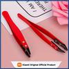 Precision Eyebrow Tweezers Stainless Steel Precision Ceramic Tip Eyebrow Tweezers Professional for Ingrown & Facial Hair Removal