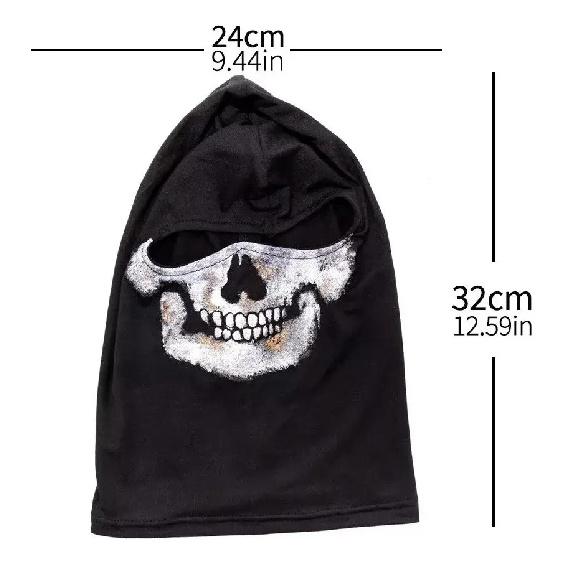 Máscara Balaclava Skull Mw2 Ghost Riley Cosplay Cod