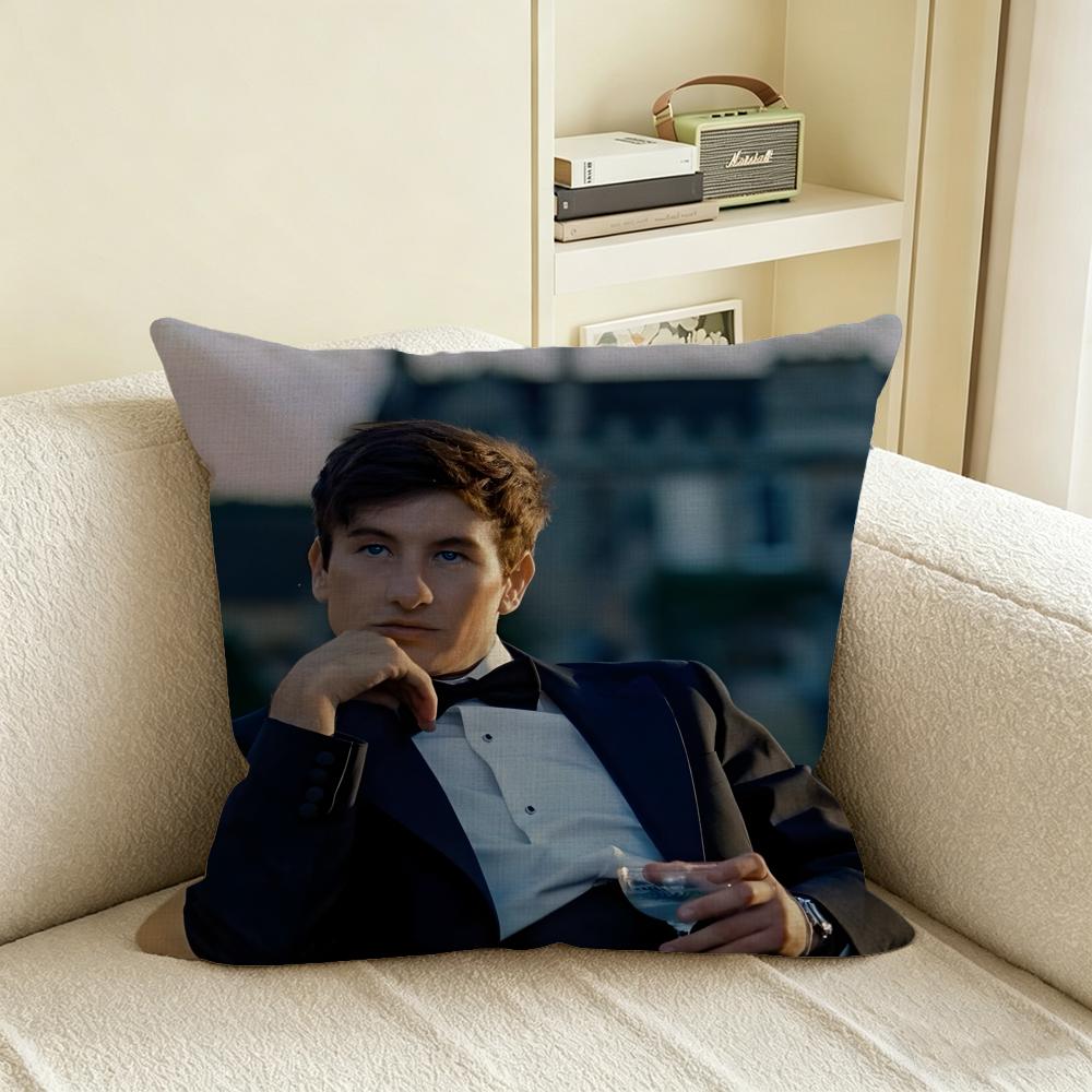 B-Barry Keoghan Cushion Cover Natural Linen Pillowcase Set, All-In-One Decor For Sofa, Bedroom & Chair