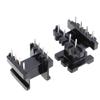 5Sets Ee25 4Pin 8P 10P Transformer Bobbin Pc40 Ferrite Core Vertical Horizontal