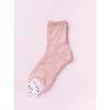 DaiSo Women S Solid Color cloSe Up Sleep SockS Pink