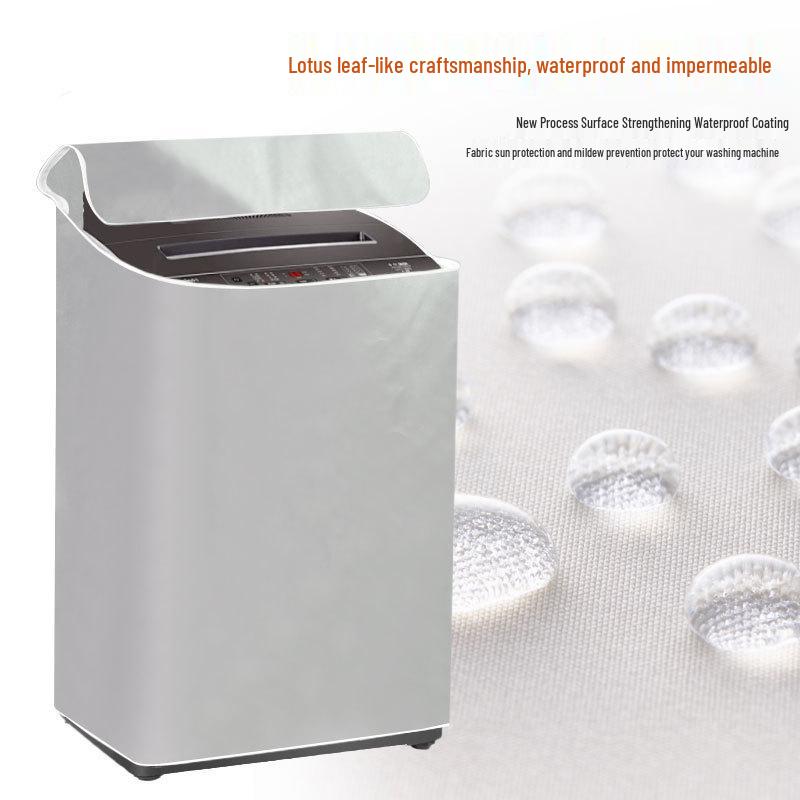 Waterproof Sunscreen Cover for Top Load Drum Washing Machines