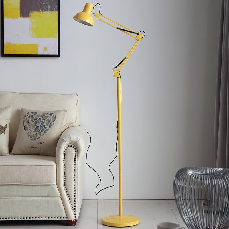 American Wrought Iron LED Floor & Table Lamps for Living Room, Eye-Protection, Therapy, Embroidery, Painting, Mahjong, & Fishing.