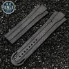 Rubber Watch Band For Oris Diving 7730 Williams 7740 Men Bracelet Waterproof Silicone Bracelet Watch Chain 24*12mm Raised Strap