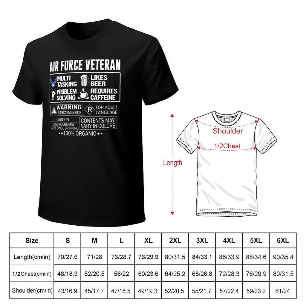 Air force veteran 100 organic TShirt korean fashion hippie clothes mens clothes