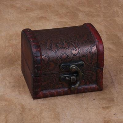 Vintage Necklace Bracelet Storage Organizer Holder Gift Wooden Jewelry Box