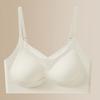 Lace beautiful back seamless gathering, pull anti-sagging, close sub-breast fixing cup, liquid foundation text