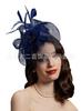 New popular mesh top hat European and American bride feather head flower mesh hair accessories horse racing festival top hat headdress