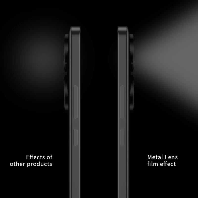 Osłona obiektywu tylnej kamery do Xiaomi Poco F6 5G Tylna aluminiowa metalowa osłona obiektywu kamery do POCO F6 Folia pierścieniowa obiektywu