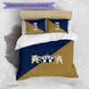 Set Lenzuola Stampato FC Zürich 3 Pezzi Copripiumino Traspirante con Federe Biancheria da Letto Decorativa per Camera da Letto Casa