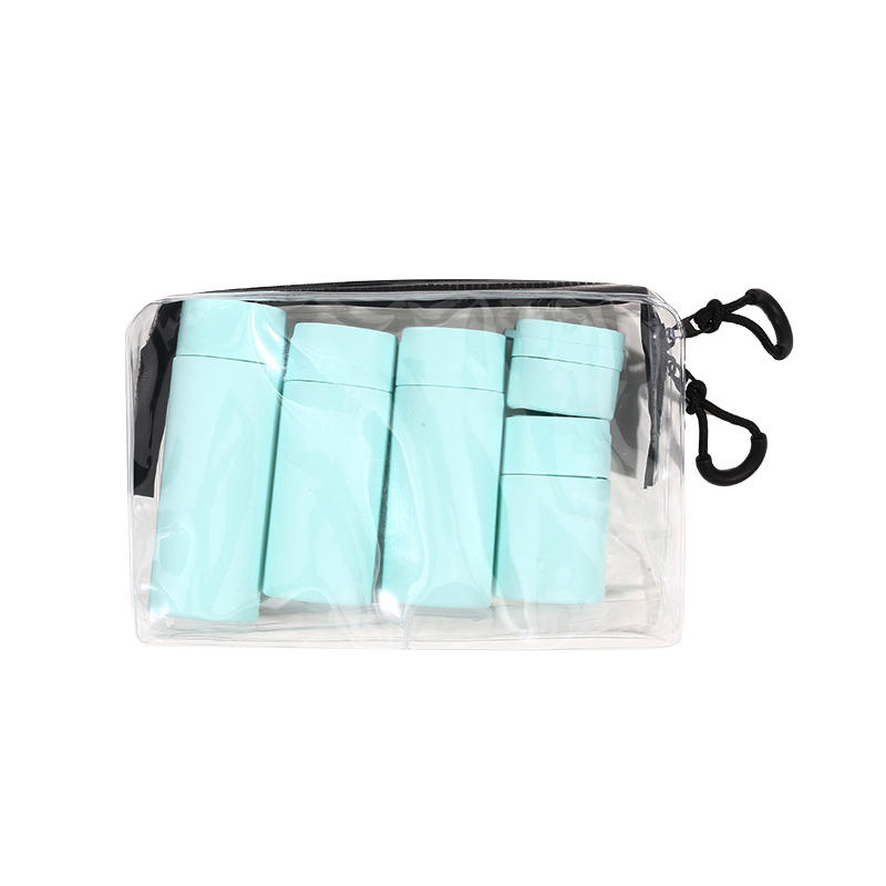 5 Stück Mehrfarbig Tragbar Weich Anfassbar Nachfüllbar Kosmetik Hautpflege Reise Spenderflaschen Set Für Lotion, Reinigungsmittel, Shampoo