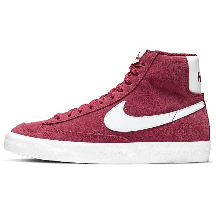 Nike Blazer Mid '77 Suede Grade School 'Team Red' (Unisex) Team Red / Team Red / Black / White Skate Shoes DC8248 600
