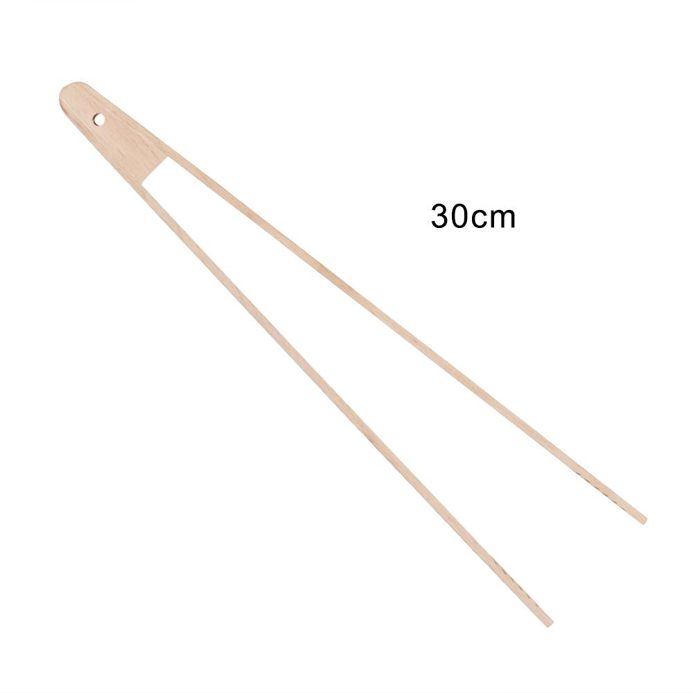 Salad Bread Serving Tong Dessert Sugar Ice Clip Wooden Food Toast Tongs Kitchen Gadgets BBQ Grilling Tong