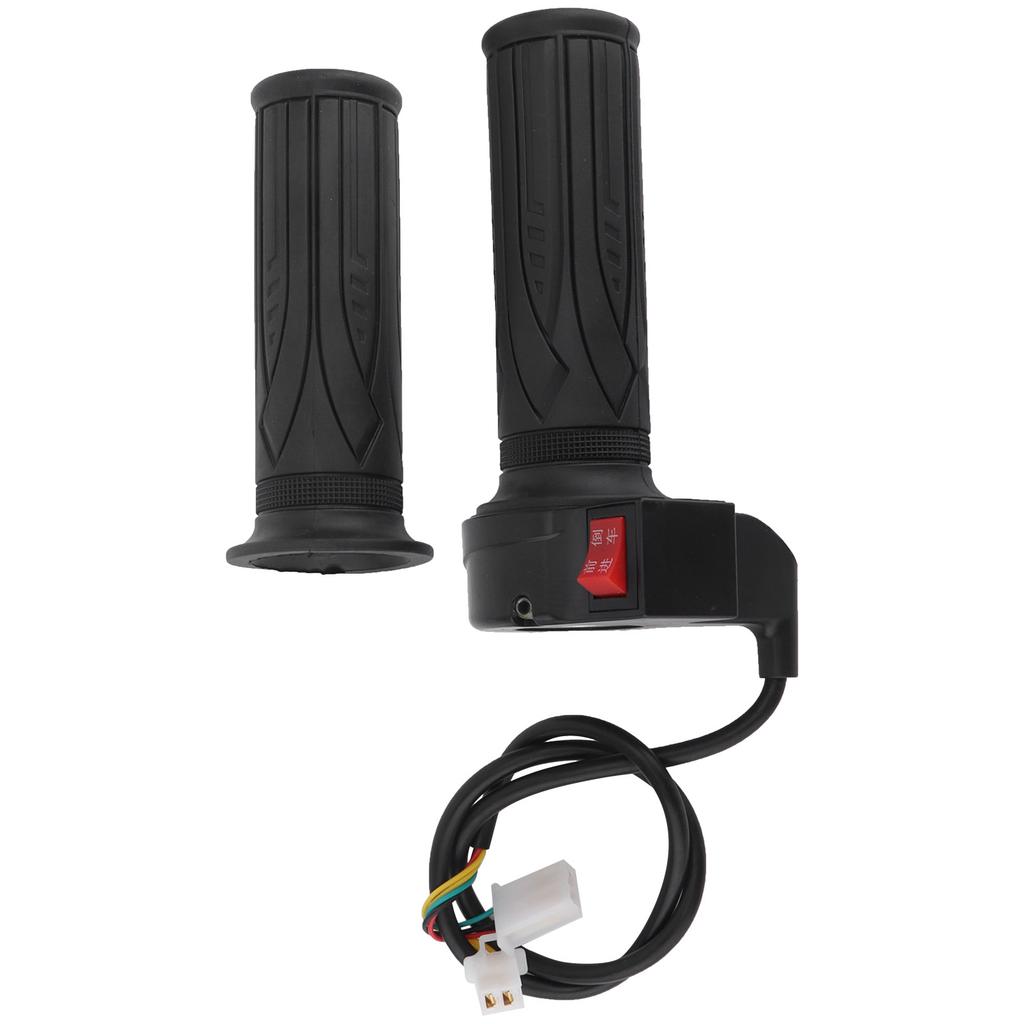 Electric Bicycle Rubber Handles Speed Control Bike Grips with Forward Reverse Function