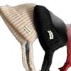 Blue white balaclava hat women's autumn and winter warm ear protection face small cold knitted wool hat tide