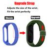 Bracelet for Mi band 10 8 7 6 Strap Elastic adjustable Nylon Braided Miband4 miband 5 correa Wristband for xiaomi Mi band 3 7 9
