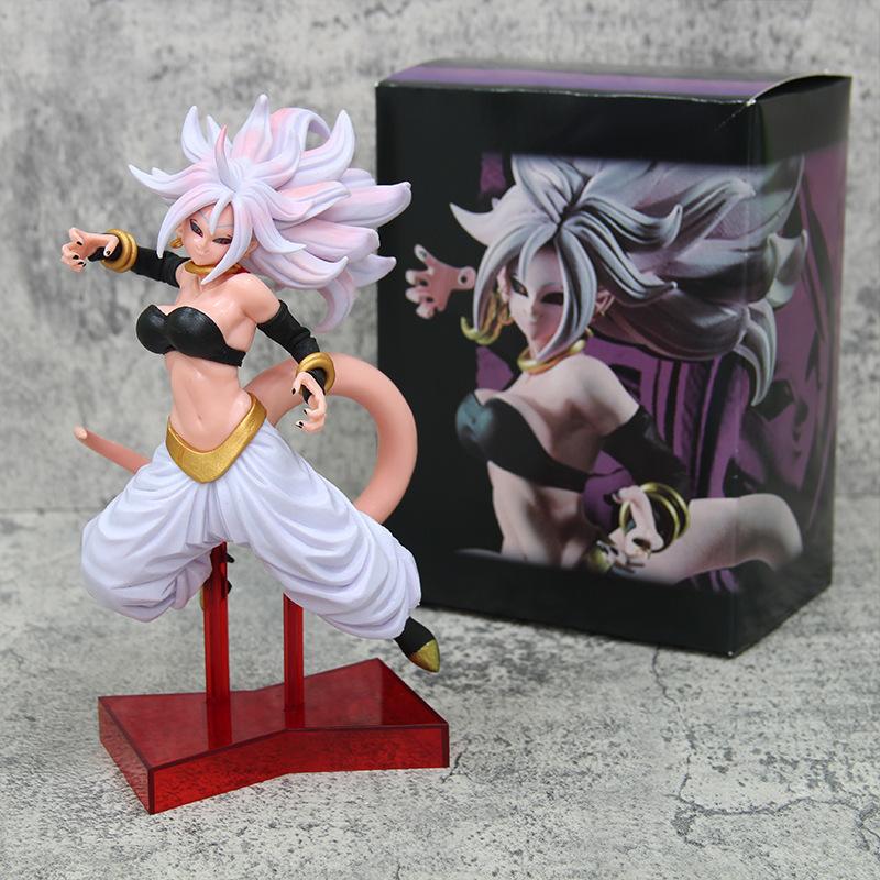 Animation Dragon Ball Figure Female Buou Theater Edition Artificial Man No. 21 Desktop Surprise Ornament Statue Model Pick Up