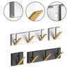 Sleek & Functional Wall Hooks Made from Reliable Space Aluminum Material for Organizing Clothing & Accessories