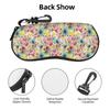Kirby Stars Daisies Flowers Seamless Pattern Shell Eyeglasses Protector Cases Men Women Sunglass Case Glasses Pouch
