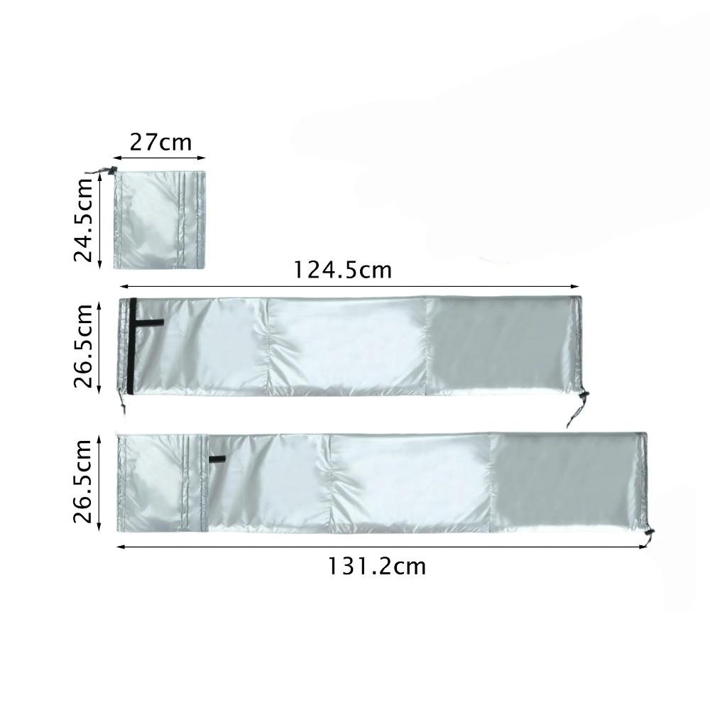 Heat Resistant Portable AC Vent Hose Cover Insulated Air Conditioner Duct Sleeve for Home Cooling Exhaust Pipe Protection