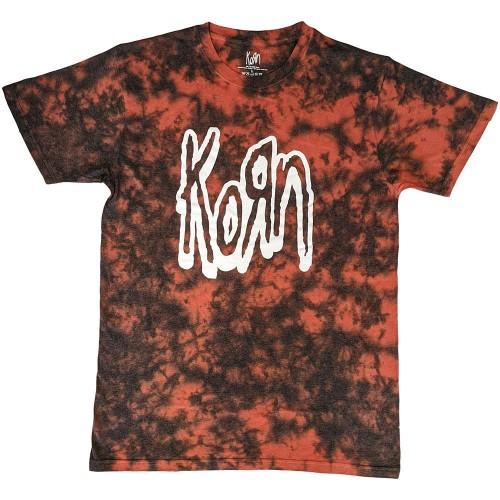 Korn Unisex Adult Logo Outline T-Shirt