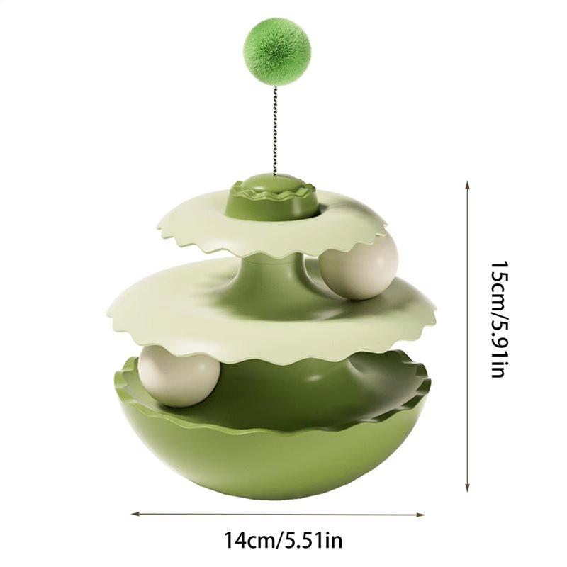 2025 Trend Interactive For Indoor Cats Bored Animals Teaser Kitten Ball Track For Living Room Bedroom