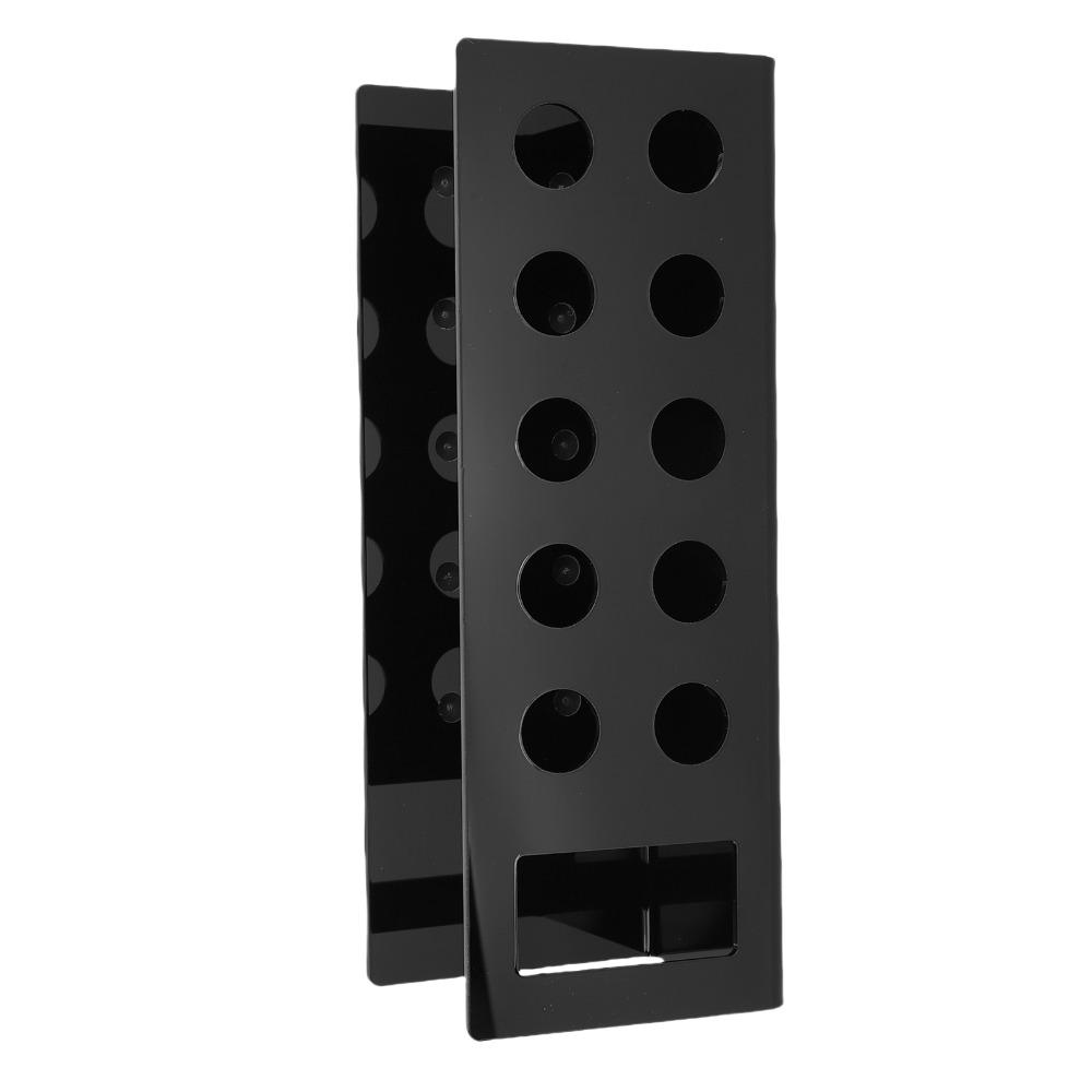 Easy Install Acrylic Marker Holder 10 Slots Wall Mounted Pen Organizer Transparent Multi Grid Stationery Rack Stationery