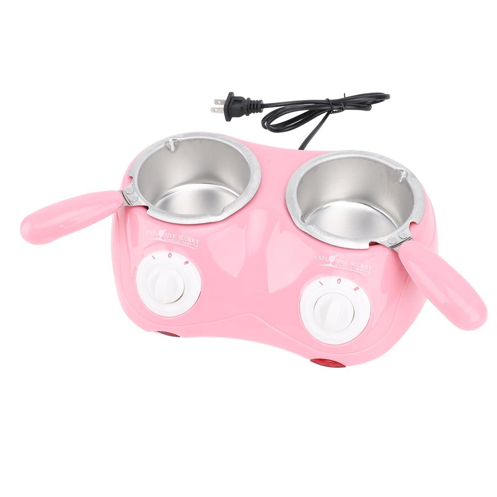 Electric Melting Chocolate Pot with Dual Pots Candies Making Even Heating Chocolate Warmer for
