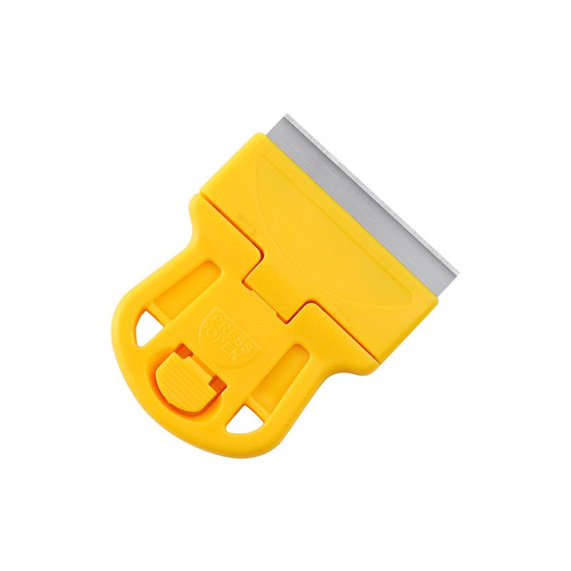 

Home Cleaning Scraper Tool with Metal Blade Durable Handle for Removing Stains Scraping Residue and Surface Cleaning Easy to Use One size