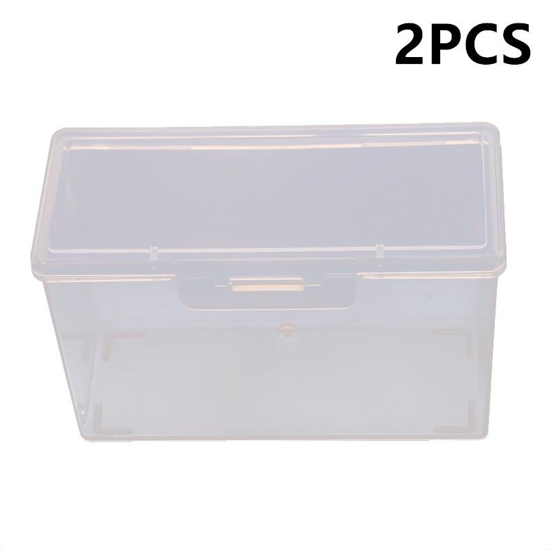 Portable Storage Box Travel Transparent Medicine Box Cotton Swab Holder Case Jewelry Organizer Dust-proof Container Accessories
