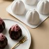 Silicone 6-Cavity Baking Molds Baking Tool  for Petal Mousse Cake Nut Chocolate Pudding Dessert