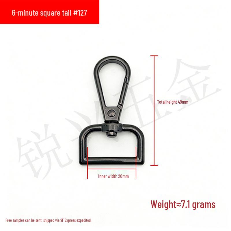 Zinc Alloy Metal Dog Leash Buckle and Luggage Strap Hook