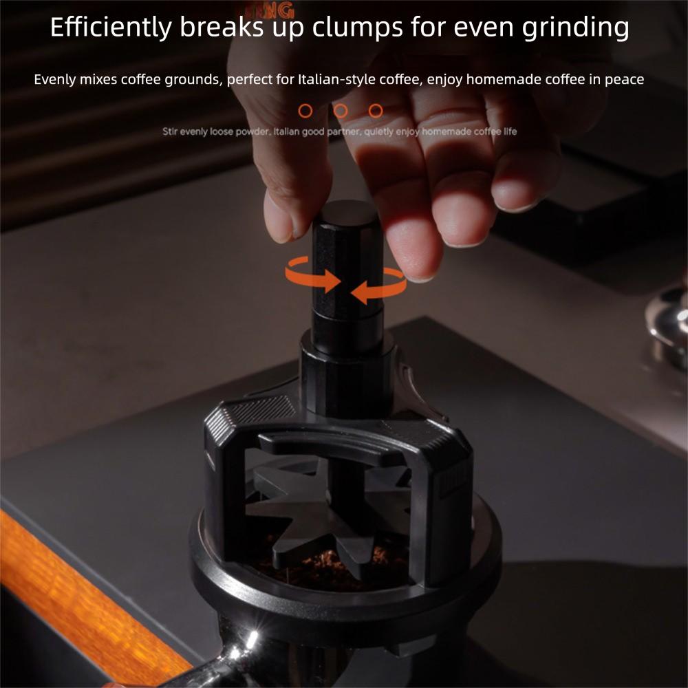 Adjustable Powder Dispenser Rotating Needle Espresso Hand Tamper Barista Tools