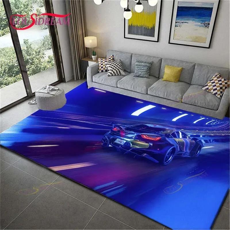 Game NFS Cars Printed Carpets Living Room Anti-Skid Area Rug Kids Bedroom Mats Yoga Mat Large Carpet Decor