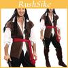 Costum Elegant de Adult Pirat Caraibe pentru Bărbați pentru Experiență Cosplay Ultimă