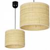 Boho Rattan Ceiling Pendant Lamp Lampshade Rattan Lamp Polish E27 Led