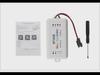 SP105E Bluetooth LED Strip Controller for WS2811/2812B, 5-24V, with Remote & App for Horse Racing Effects.