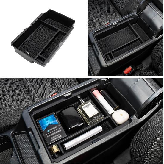 Carwiner 3PCS Center Console Organizer Compatible With -2025 Honda CRV Accessories Armrest Hidden Drawer Storage Box For 2024 Honda CR-V Accessories