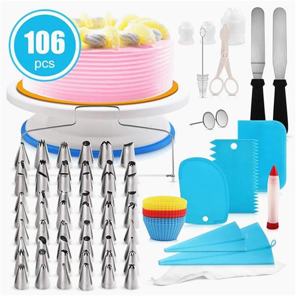 Multi-function Cake Decorating Kit Cake Turntable Set Cake Dessert ...