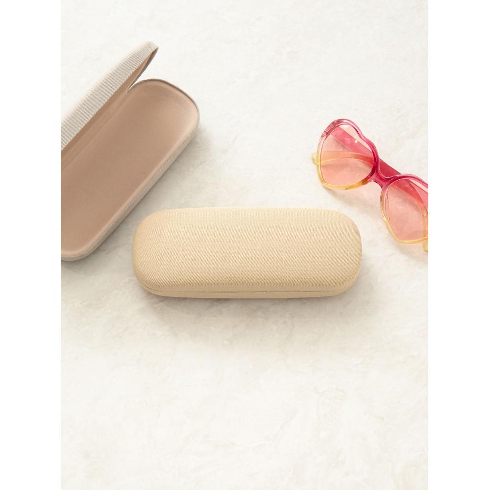 

Daiso Simple Hard Glasses Case beige
