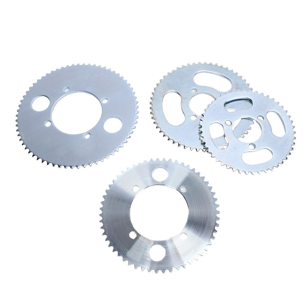 4 Pcs 25H Rear Sprocket High Strength Steel 55T4 65T4 47T3 55T3 Sprocket Set for Go Kart Motorcycle ATV Off Road