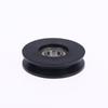 1Pcs U Groove Wire Rope Over Line Pulley Lightweight Durable Nylon Lifting Wheel for Home DIY Hanging Decor Installation