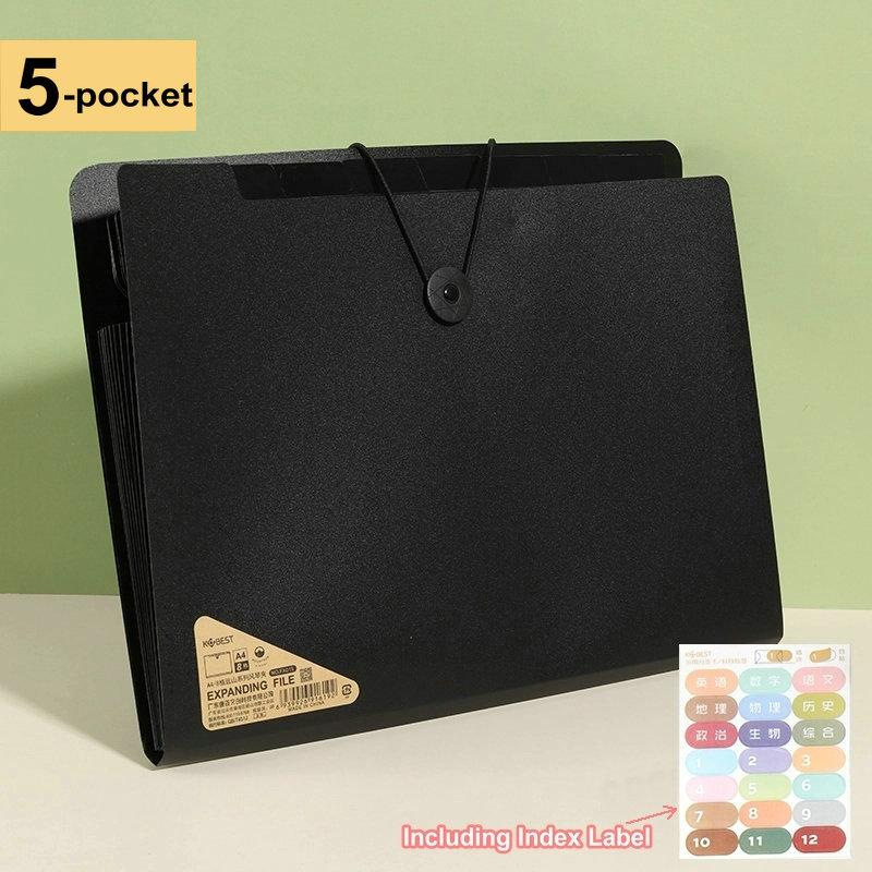 

Папка-органайзер с расширяющимися отделениями формата А4, органайзер для бумаги, карманы для классификации, горизонтальная папка А4 для хранения документов