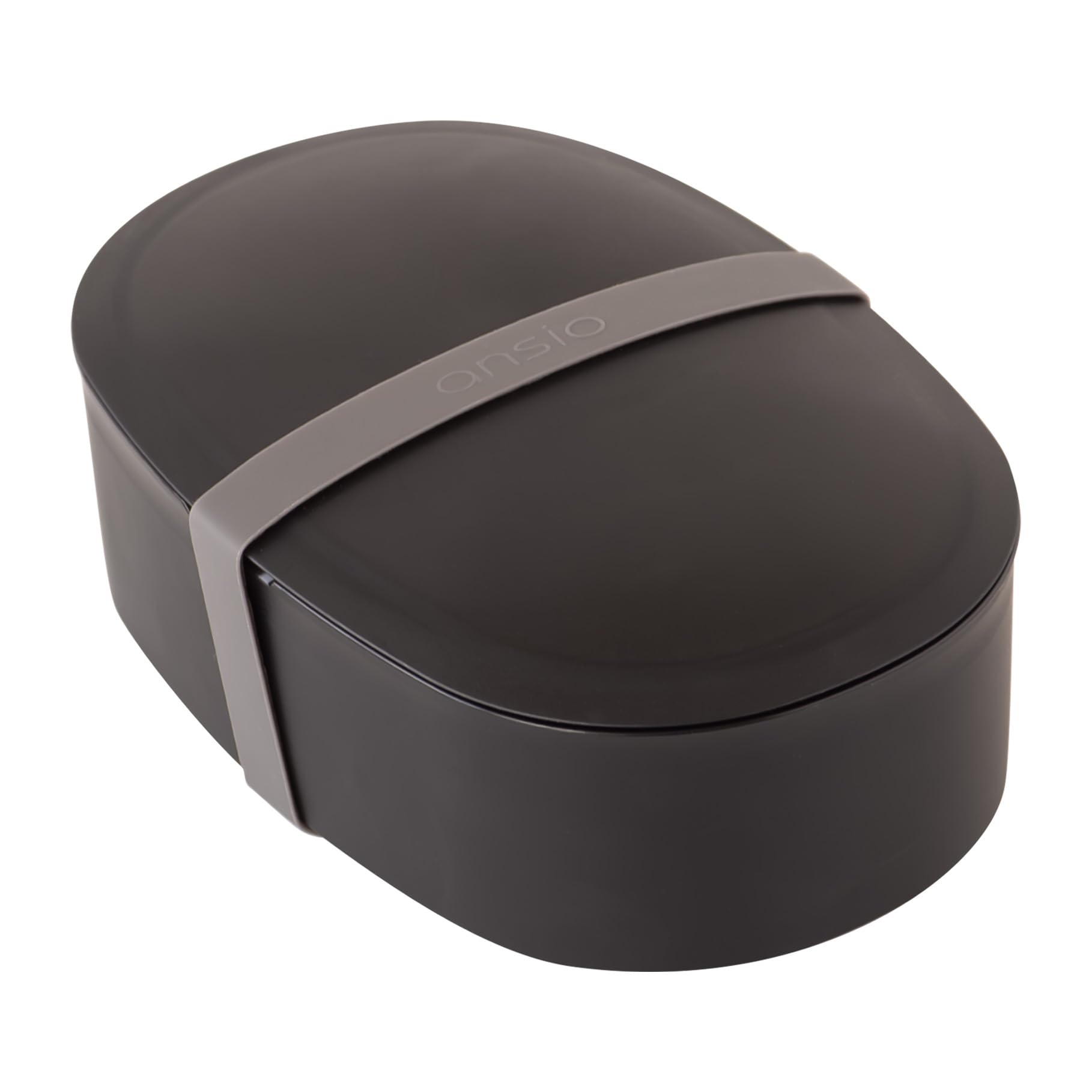 

Ansio Bento Fluffy and Easy to Made in Dishwasher and Microwave Safe Box, Clean, 500ml, Black, Japan,