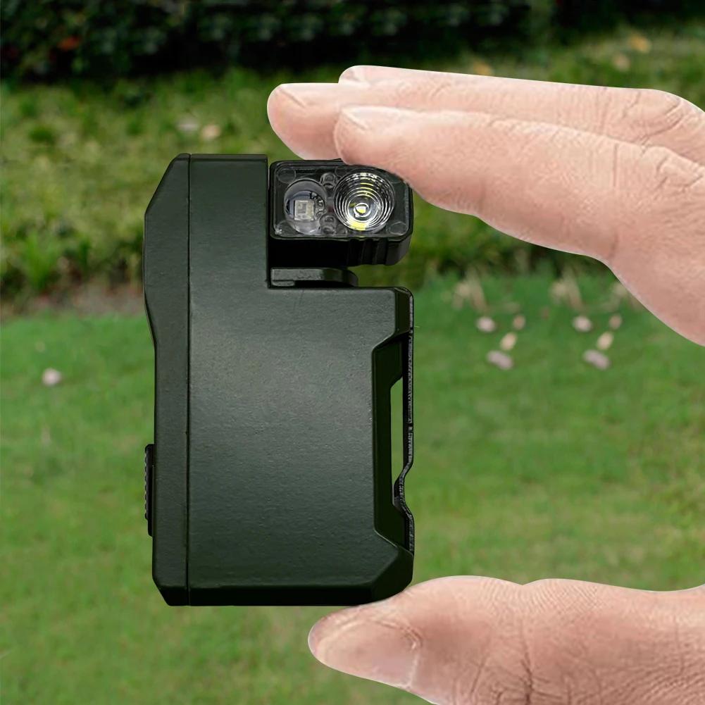 Rechargeable EDC Flashlight Portable Pocket Mini Night Light 400 Lumens Waterproof Torch 180° Rotating for Outdoor Emergency