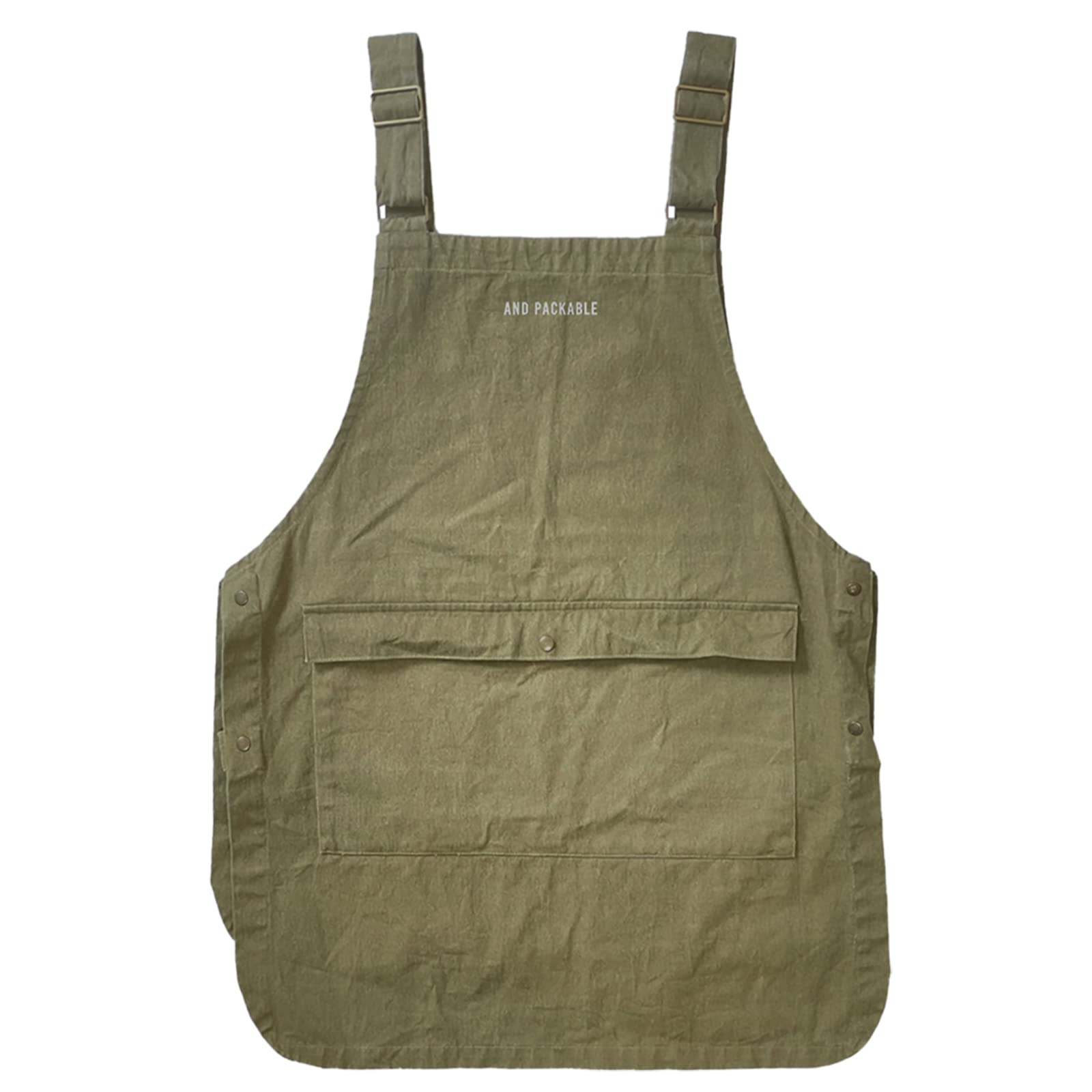 

Techno Prime And Packable Length 71986 Apron, Reversible, Unisex, Adult, 70cm, Outdoor, Bossside, Alterna, Khaki, зелёный