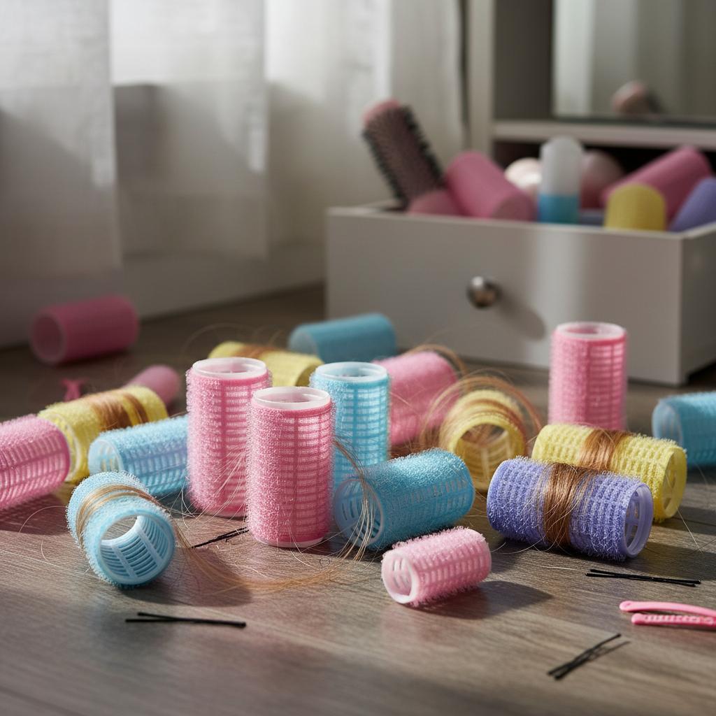 5.5 X 6.3 Cm Velcro Hair Rollers for Curling, Making Curls, Waves, Small Curls