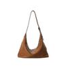 Qiu Zhen Genuine Leather Hobo Bag – Versatile, High-End Shoulder Bag for Women